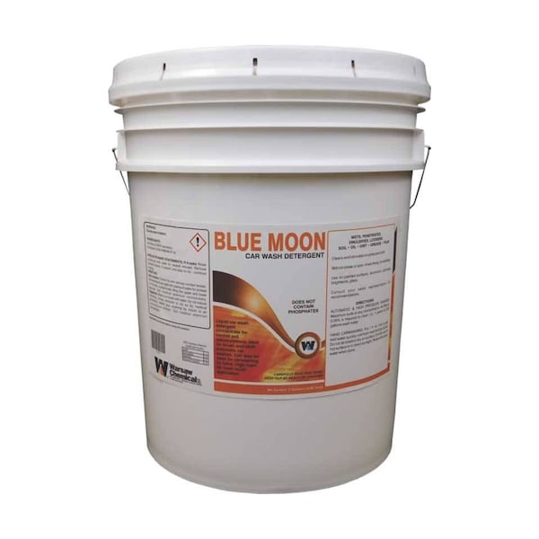 Warsaw Chemical Blue Moon, Car wash detergent, Blueberry Scent, 5